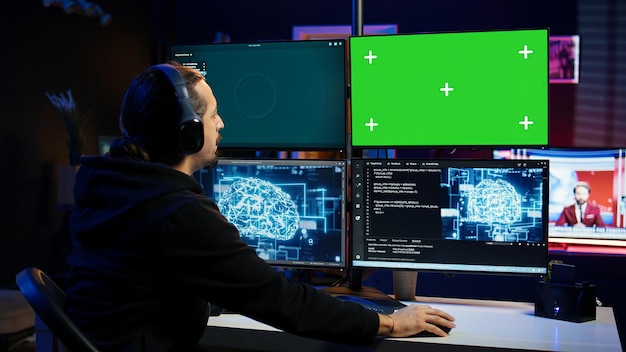El hacker utiliza la pantalla verde de la PC y el aprendizaje profundo de la IA para desarrollar el exploit de día cero