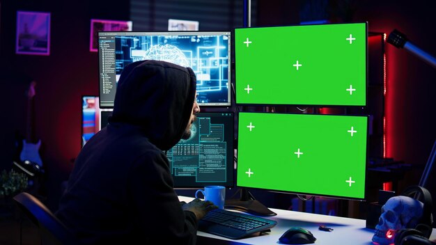 Hacker verwenden KI und Grünbildschirm-Computermonitoren, um bösartige Malware zu produzieren