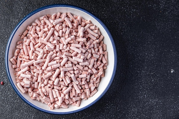 hackfleisch rindfleisch gefrorenes schnellgefrieren schweinefleisch, hühnchen gesunde mahlzeit essen snack auf dem tisch