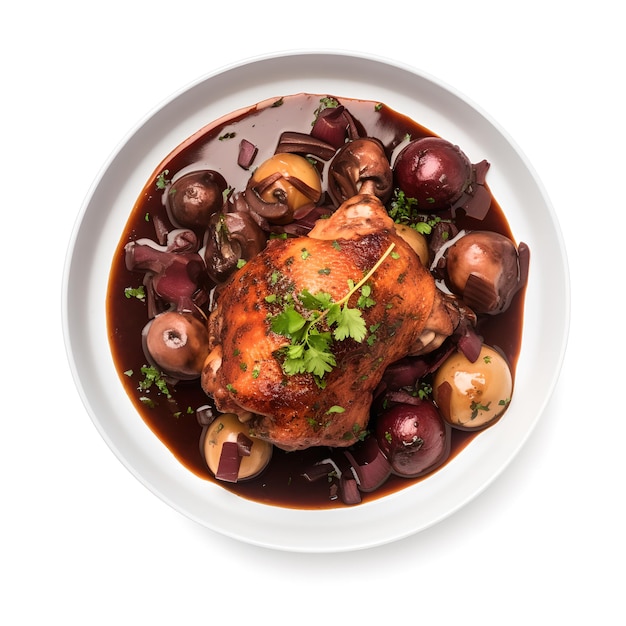 Hähnchen-Coq au Vin