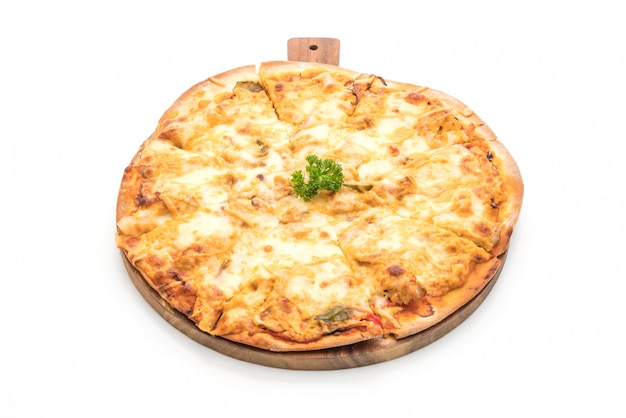 Hähnchen gegrillte Pizza mit tausend Inselsoße