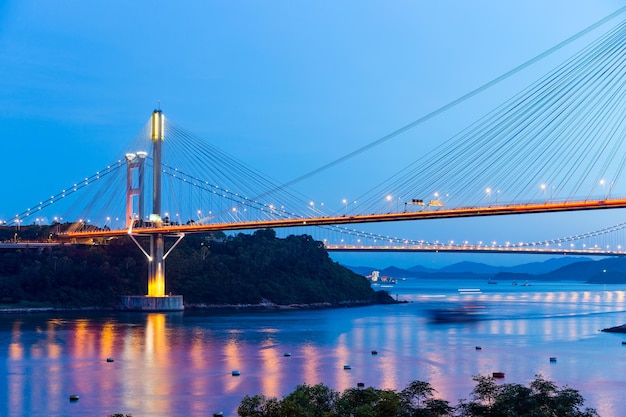 Hängebrücke in Hongkong