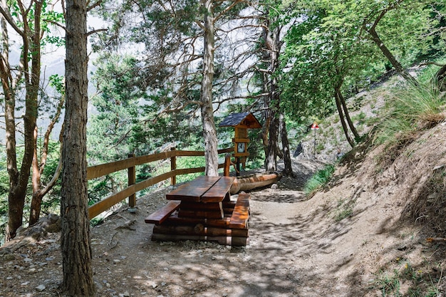 Hängebrücken in den Schweizer Alpen