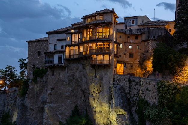 Hängende Häuser von Cuenca La Mancha Spanien