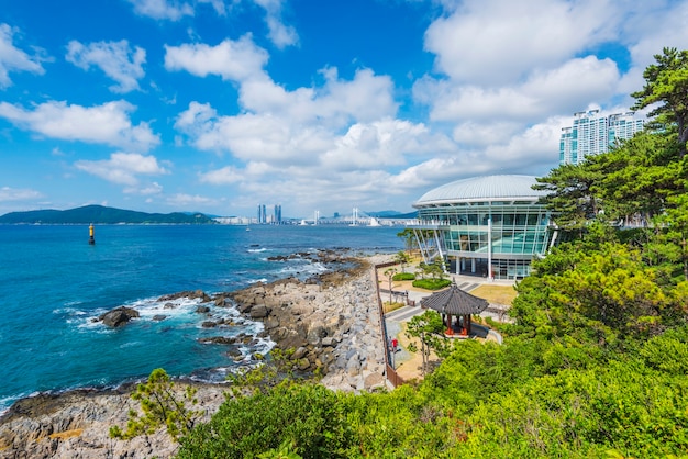 HaeUnDae Strand bei Busan in Korea