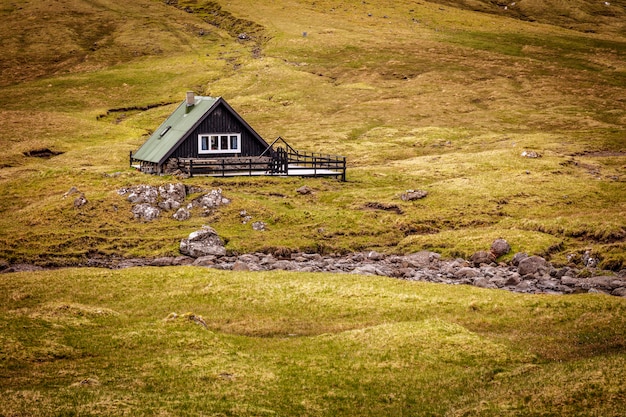 Häuser in Saksun Färöer