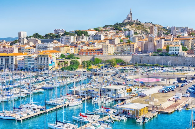 Hafen in Marseille Frankreich