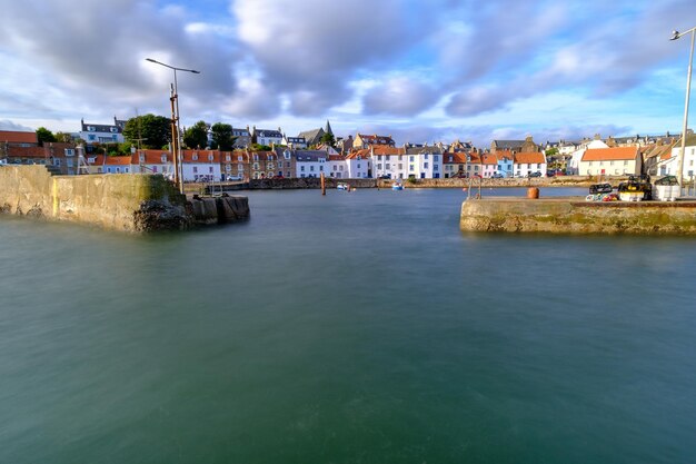 Foto hafen von st. monans