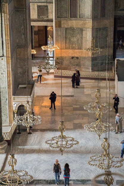 Hagia Sophia Interieur in Istanbul Türkei Architektur Hintergrund