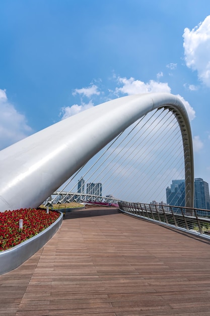 Haixin-Brücke Guangzhou Financial District