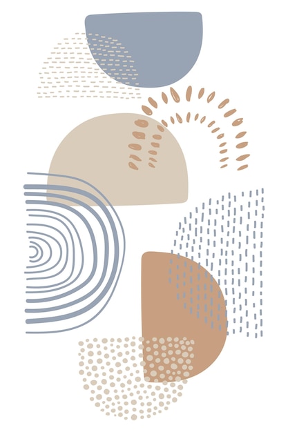 Halbkreisförmiger Doodle-Hintergrund durchsichtig png
