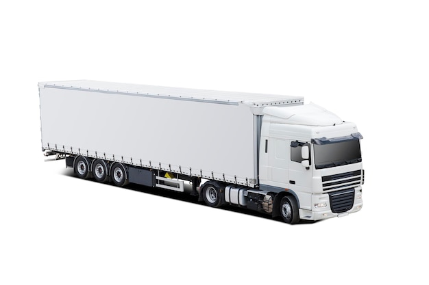 Halbstruck auf weißem Hintergrund