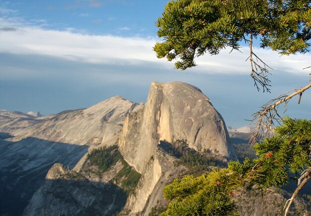 Half Dome, o pico em Yosemite