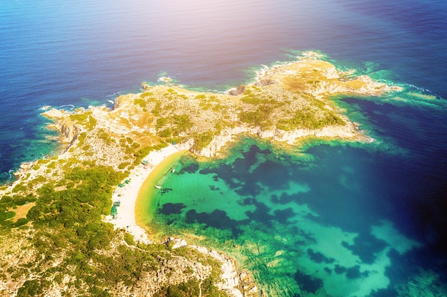 Halkidiki desde arriba Grecia