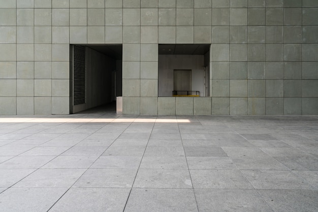 Hall de entrada e piso vazio, espaço interior