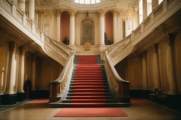 Hall de escalera luminoso