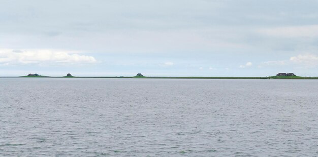 Foto hallig nordstrandischmoor (muro de la playa del norte)