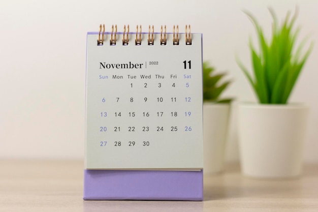 Hallo November 2022Desktop-Kalender zum Planen und Verwalten jedes Datums