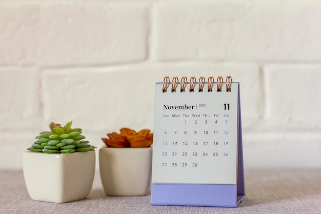 Hallo November 2022Desktop-Kalender zum Planen und Verwalten jedes Datums