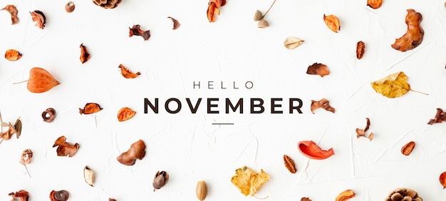 Hallo November-Banner-Design