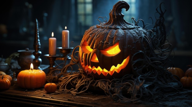 halloween 31 de octubre la fiesta de las velas muertas y las calabazas