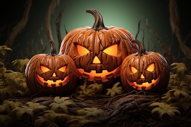 Foto halloween 3d-illustration