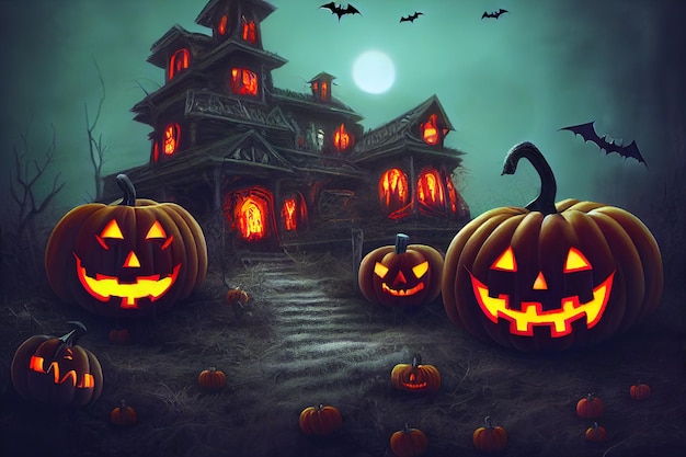 Halloween-Albtraum-Hintergrund