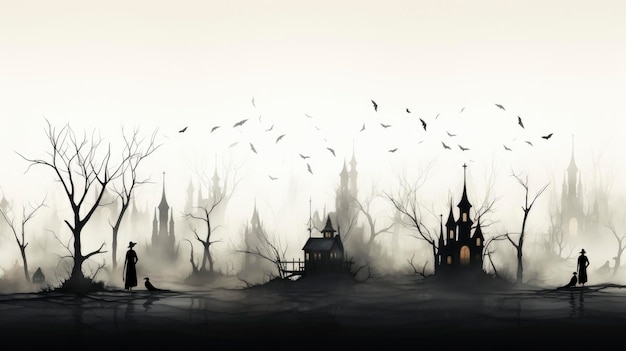 Halloween Back Drop-Themenveranstaltung