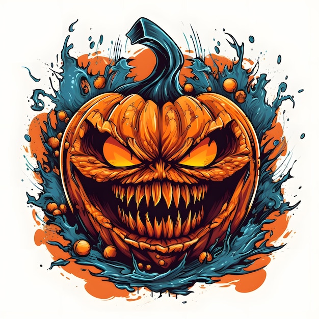 Halloween-Böse Kürbisse Halloween-Hintergrund Fröhliches Halloween-Kürbis-Böses-Gesicht