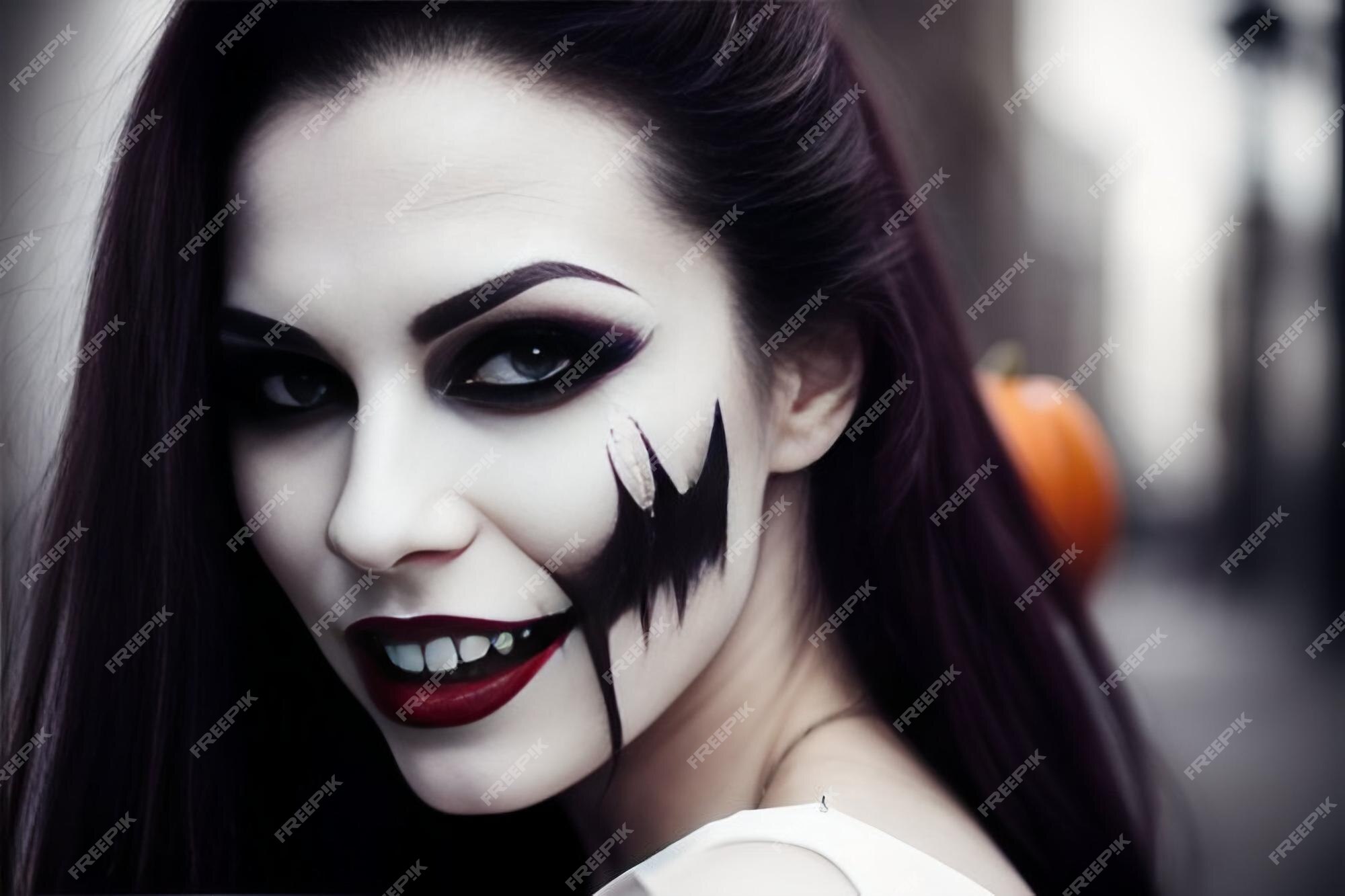 Foto de Vampiro Mulher Retrato Maquiagem De Halloween e mais fotos de stock  de 2015 - 2015, Aberto, Adulto - iStock