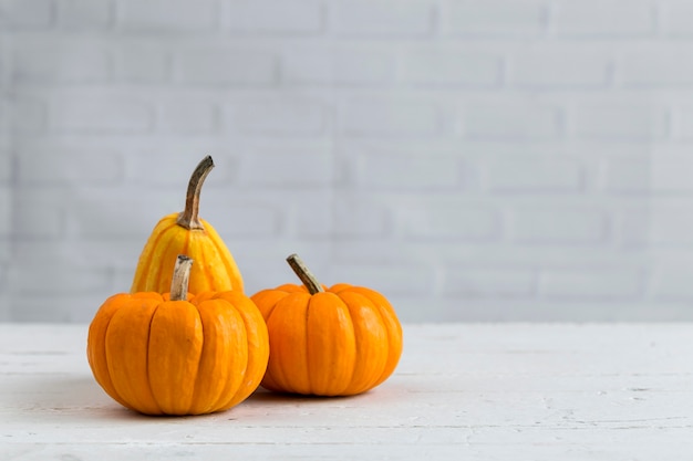 Halloween Dekoration Hintergrund. Kürbisse