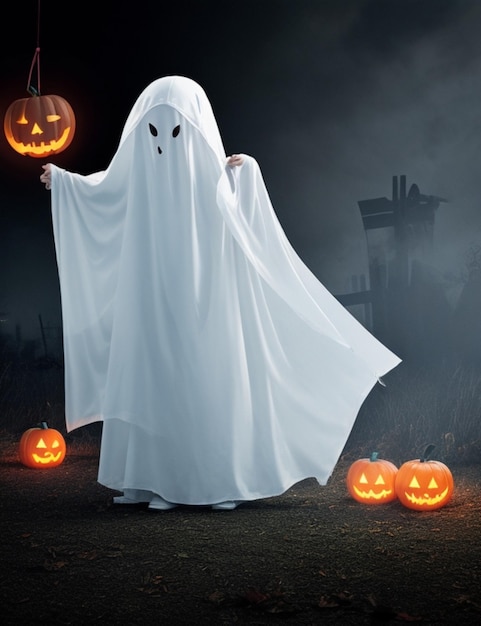 Halloween-Geister-Hintergrund