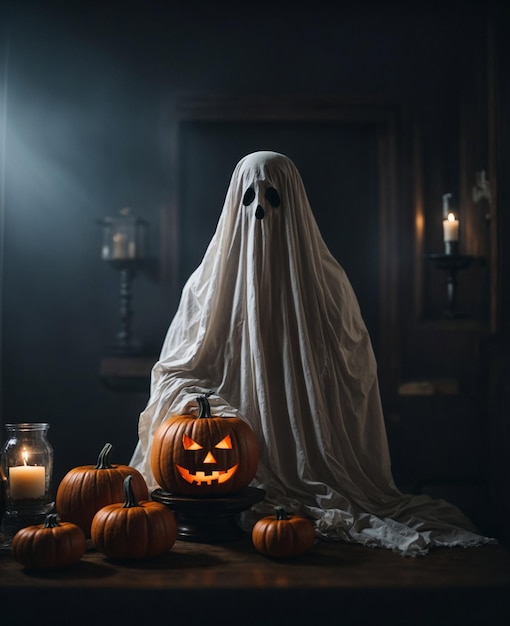 Halloween-Geister-Hintergrund