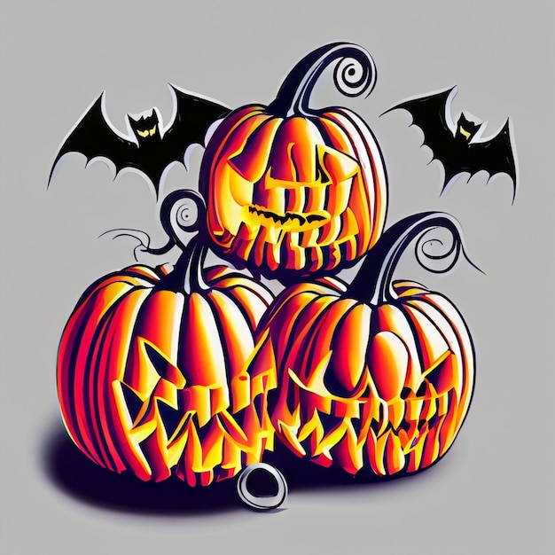 Halloween Grim Reaper Pumpkin Broom Bat Hd Vector Transparente png isolado em fundo branco
