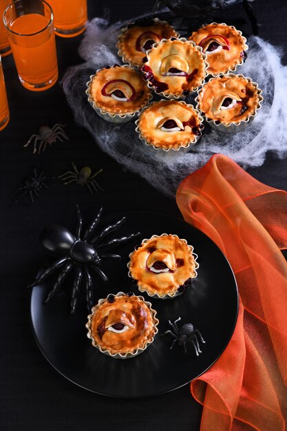 Halloween gruselige Augenkuchen