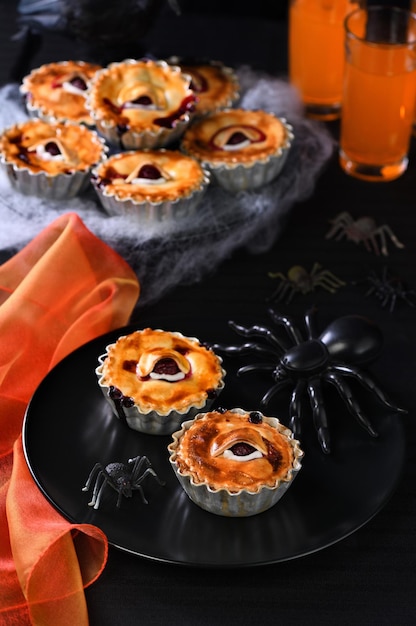 Halloween gruselige Augenkuchen