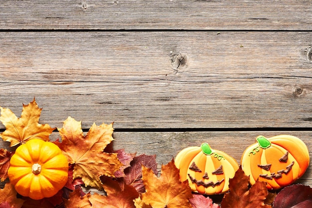 Halloween hausgemachte Lebkuchenplätzchen