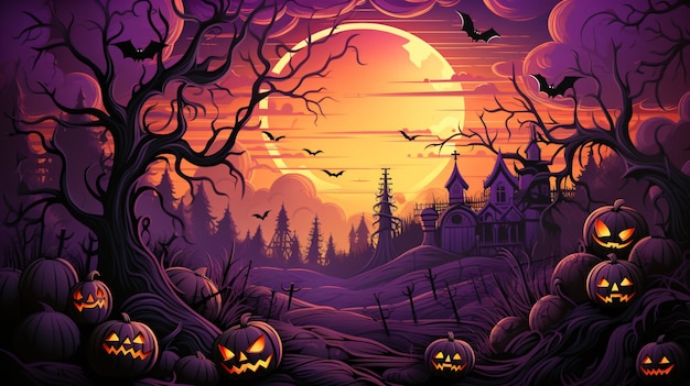 Halloween-Hintergründe