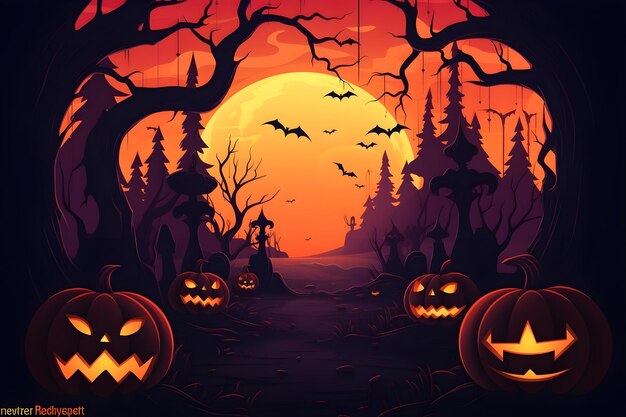 Halloween Hintergrund-Design