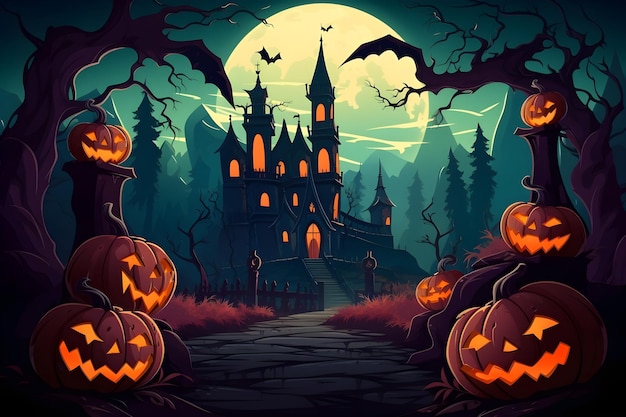 Halloween Hintergrund-Design