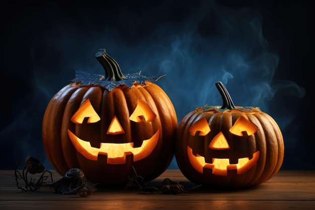 Halloween-Hintergrund Illustration AI GenerativexA