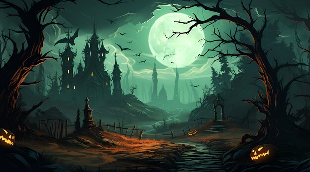 Halloween Hintergrund Illustration