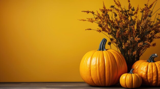 Halloween-Hintergrund mit dem Konzept eines Kürbisses in Form eines Gesichts auf einem beängstigenden Hintergrund