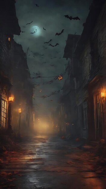 Halloween-Hintergrund mit dunklem Grunge-Effekt