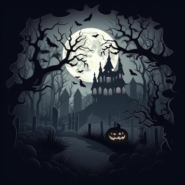 Halloween-Hintergrunddesign 9