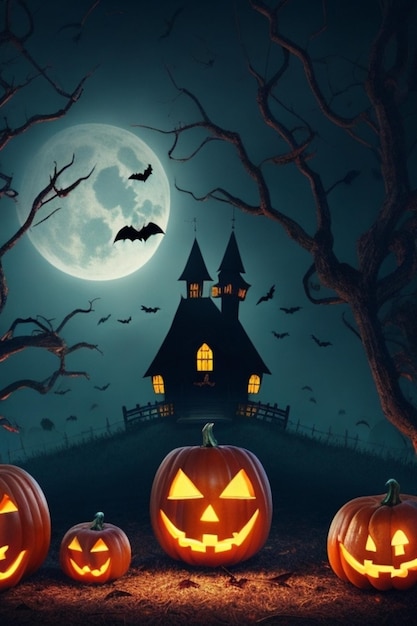 Halloween-Hintergrunddesign modern