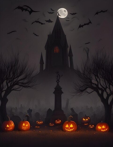 Halloween-Horror-Hintergrund