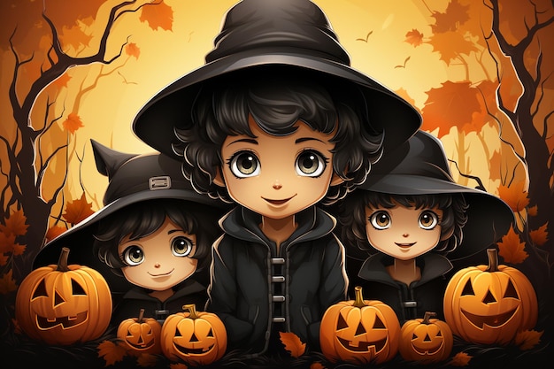 Halloween Illustration Feiertag Kürbis Herbst Feier Design dunkel Oktober Horror