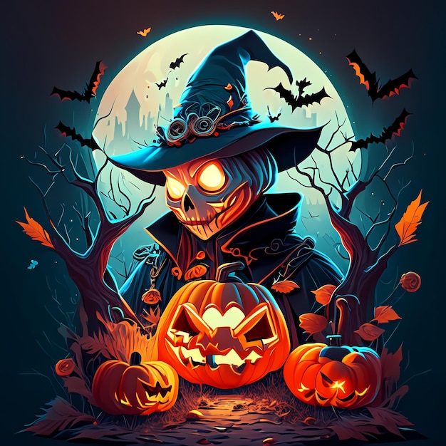 Halloween-Illustration