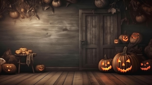 Halloween-inspirierte Kulisse